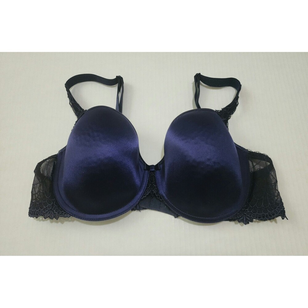 Chantelle Womens Underwire T-Shirt Bra #3852 Navy Blue US 36D/UK 36D